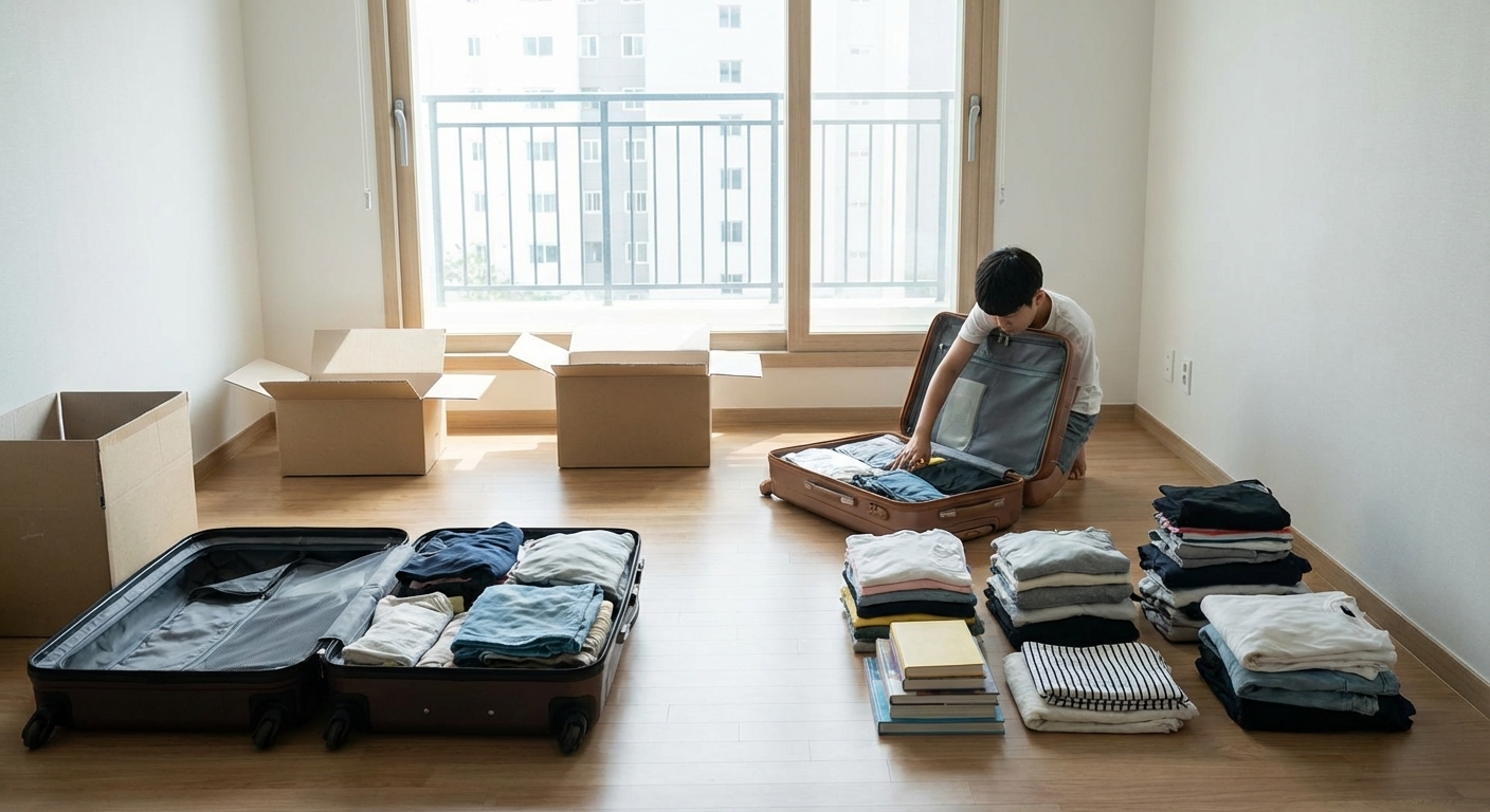 유학 짐 정리 필수 코스: 출국 전 옷 비우기 완벽 가이드
